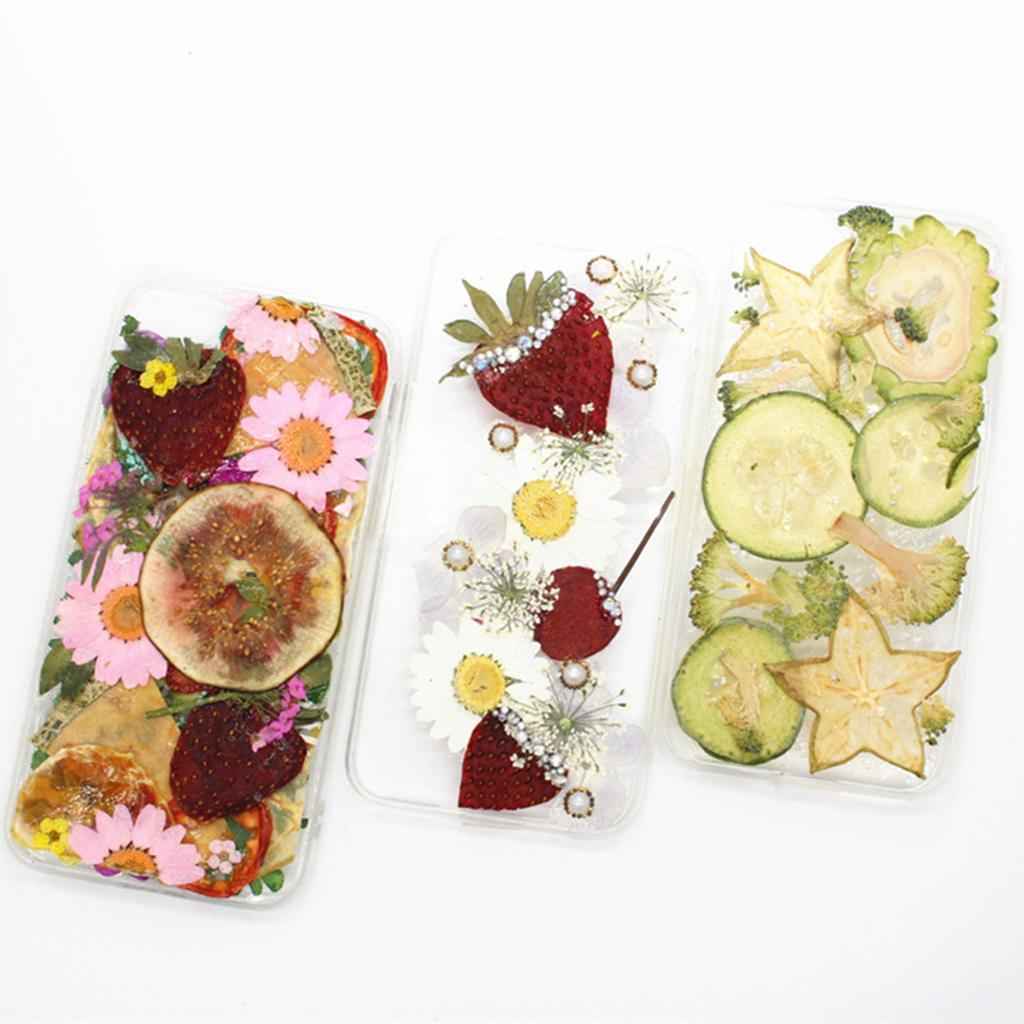 12 Pieces 7-8cm Length Real Pressed Leaves Dried Flowers Embellishments for Card making Scrapbooking Art Crafts DIY Handmade Floral Decorations
