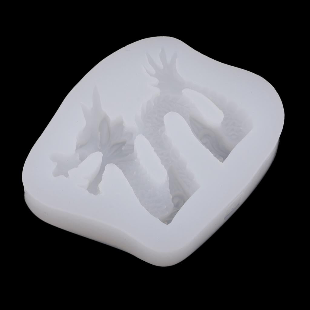 3x1 set dragonSilicone Mold cake decors mold DIY Fondant Baking Molds