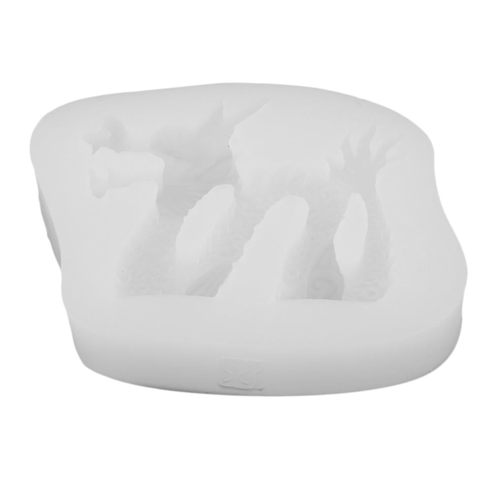 3x1 set dragonSilicone Mold cake decors mold DIY Fondant Baking Molds