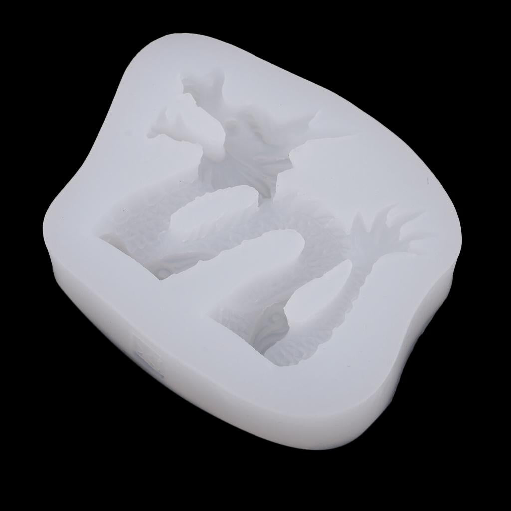 3x1 set dragonSilicone Mold cake decors mold DIY Fondant Baking Molds