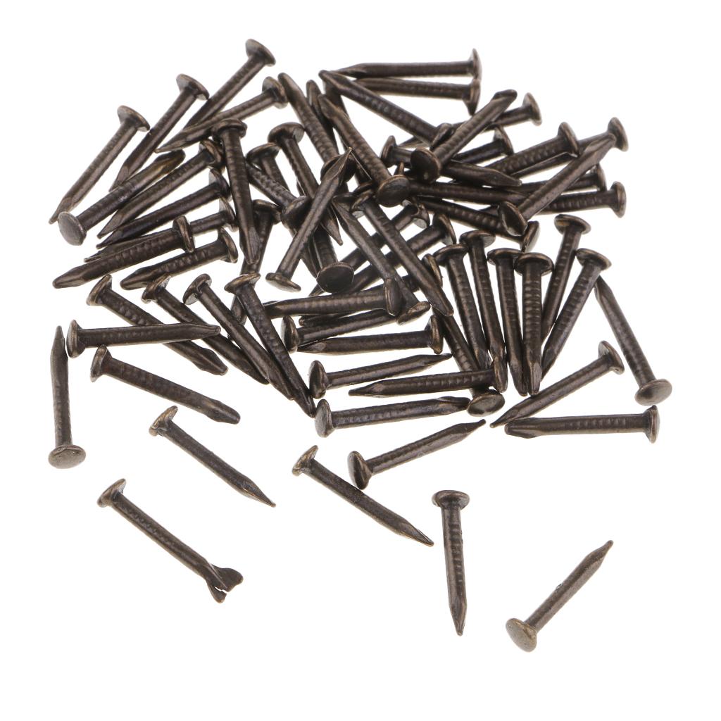 4x50 Pieces Square Tacks Nails Stud Pins Sofa Furniture Wall Upholstery Decor