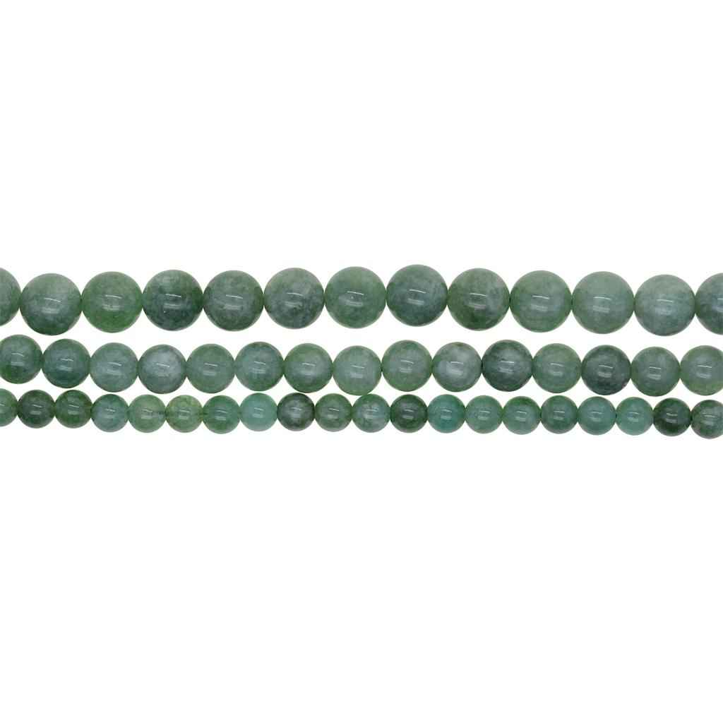 Malay Jade Green Jewelry Making Loose Round Beads 15 inch 6mm