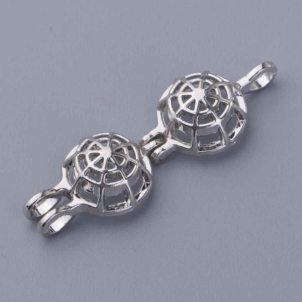 DIY Bead Cage Locket Pendant Charms Essential Oil Diffuser Necklace web