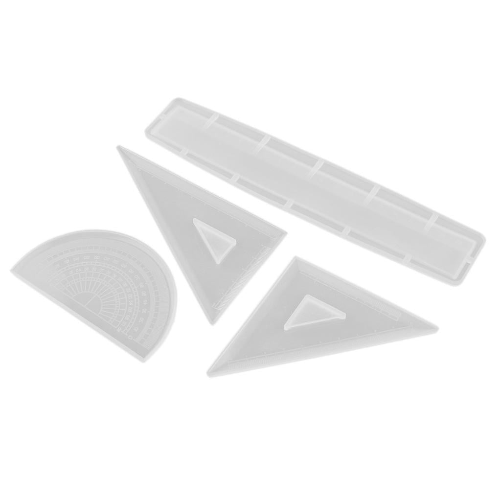 2x4 Pieces Silicone Mould rulers mold crystal Resin casting Craft DIY mold