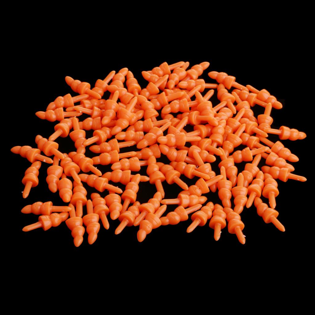 2x100 Pieces Plastic Long Safety Noses for Doll Animal Toys Making Accessories