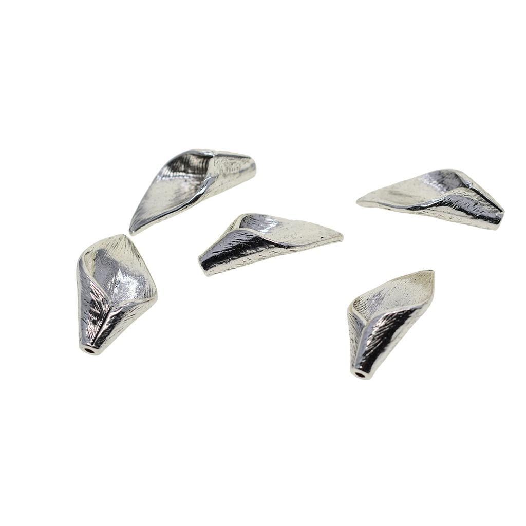 2x20Pcs Tibetan Silver Lily Calla Blank Flower Frame Cap Charms DIY Making