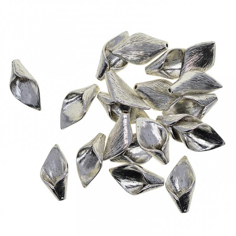 3x20Pcs Tibetan Silver Lily Calla Blank Flower Frame Cap Charms DIY Making