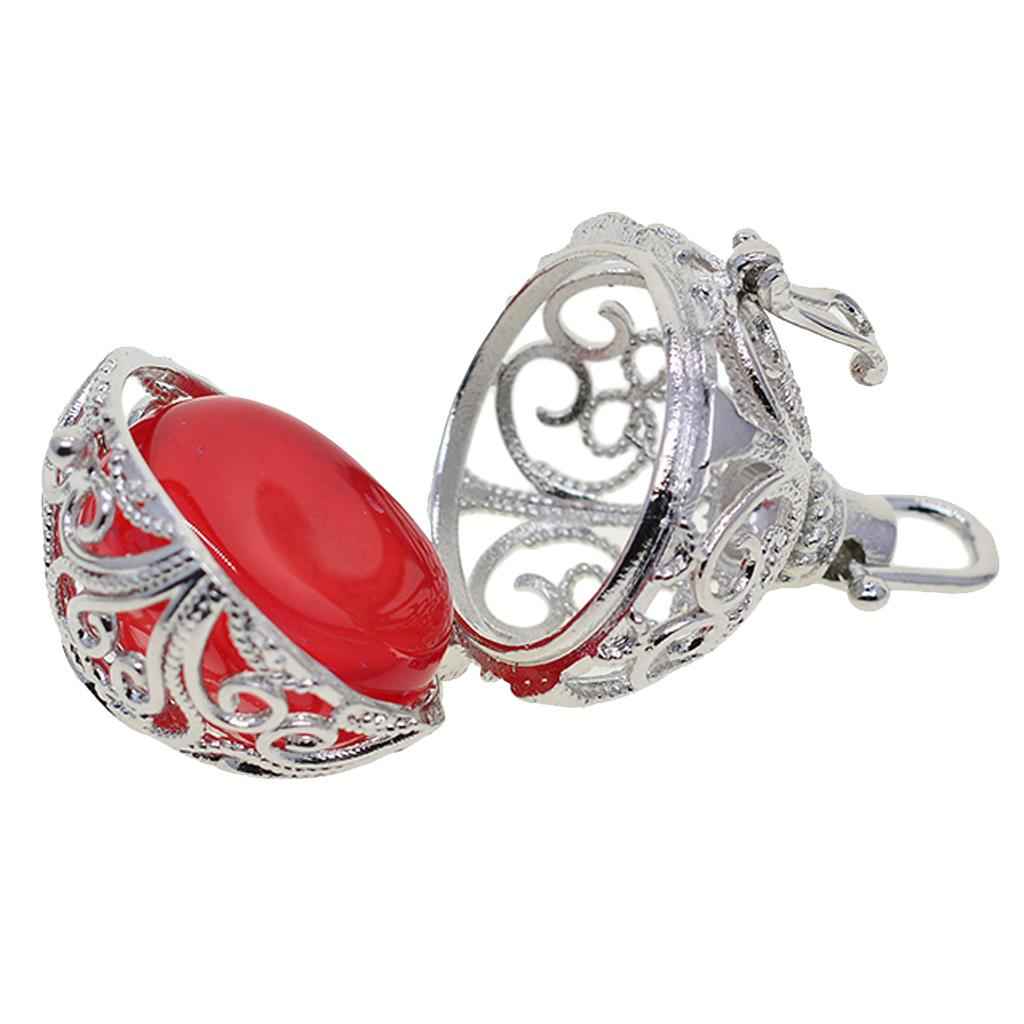 Beads Cage Charms Locket Pendant Settings for DIY Necklace Vintage