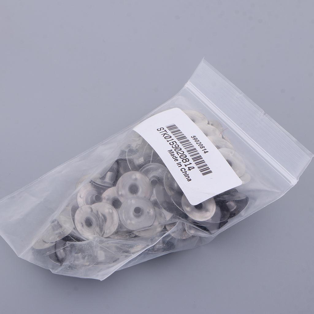 6x100 Pieces Metal Candle Wick Sustainers Tabs Base for Candle Making 12.5×2.5mm