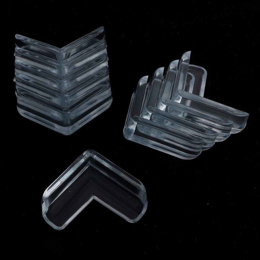 5x10Pack Furniture Corner Protector Baby Proofing Corner Guard Bumper Clear