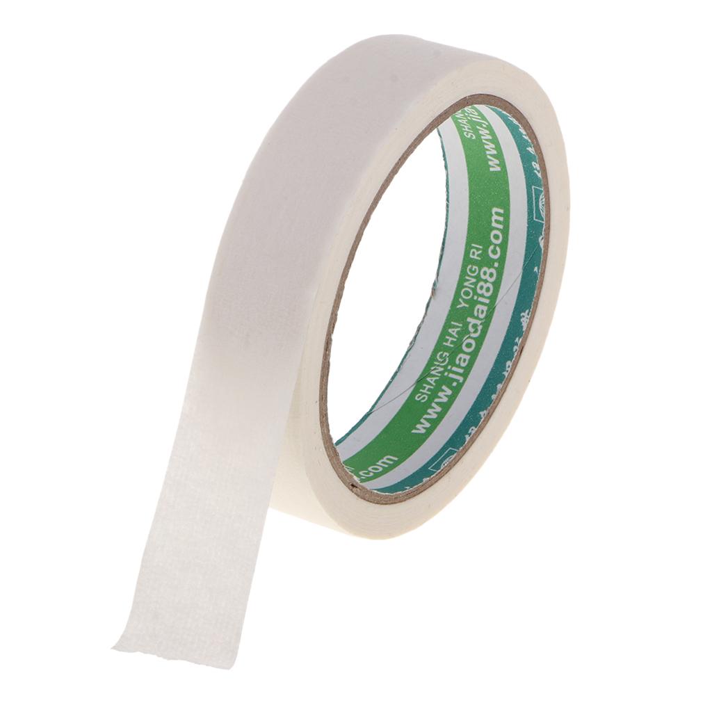 3xWritable Masking Tape Roll White for Home Office Labels DIY Decoration 24mm