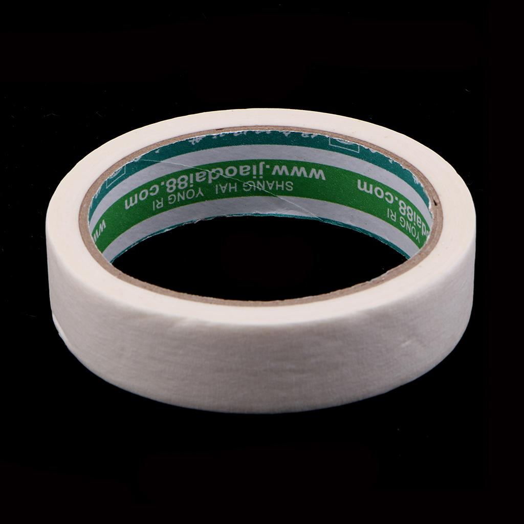 3xWritable Masking Tape Roll White for Home Office Labels DIY Decoration 24mm