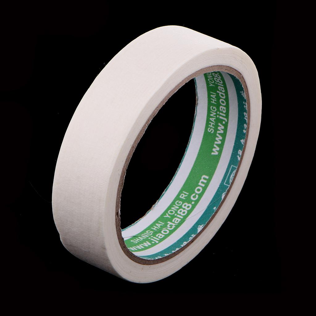 3xWritable Masking Tape Roll White for Home Office Labels DIY Decoration 24mm