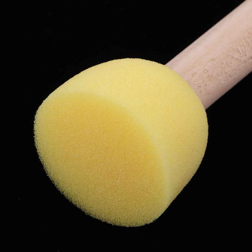 5 Sizes Round Sponges Brush Set Kids Painting Tools Sponge Painting Stippler Set DIY Painting Tools in for Kids