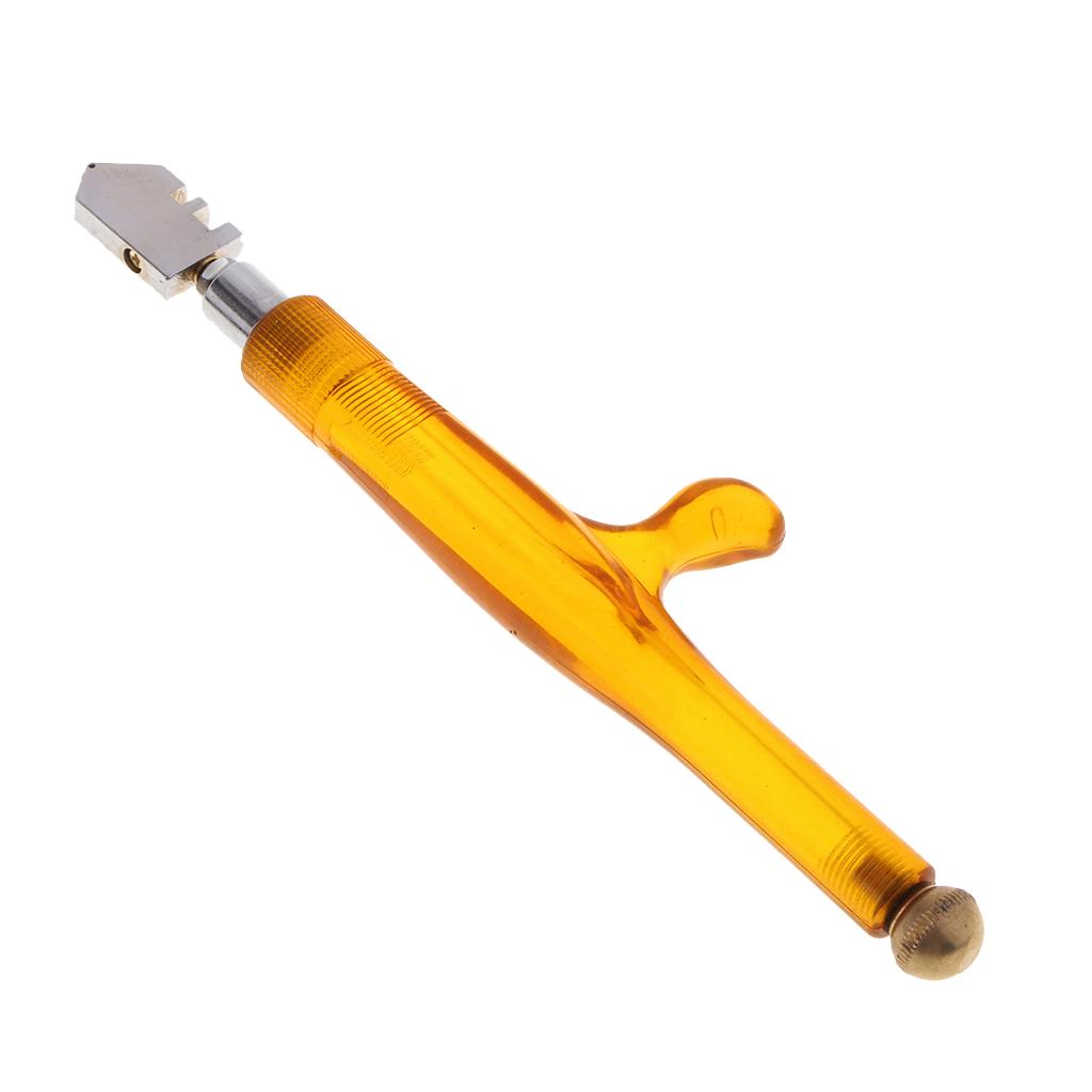 3xDiamond ROLLING WHEEL Anti slip Handle Oil Feed Glass Cutting Cutter Tool