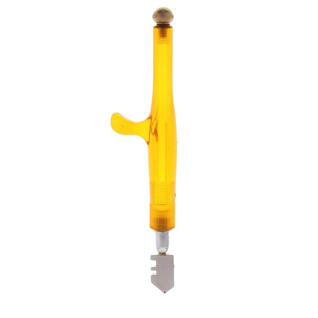 2xDiamond ROLLING WHEEL Anti slip Handle Oil Feed Glass Cutting Cutter Tool