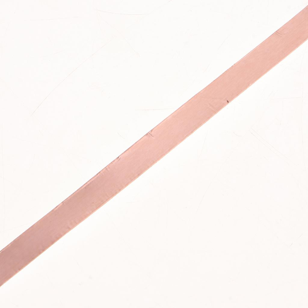 6x50m Copper Foil Tape w/ Double Conductive Adhesive for EMI Guitar Craft 5mm