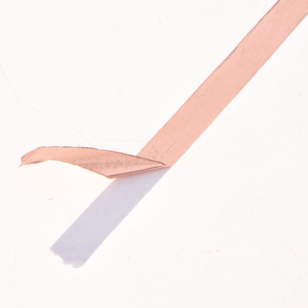4x50m Copper Foil Tape w/ Double Conductive Adhesive for EMI Guitar Craft 5mm