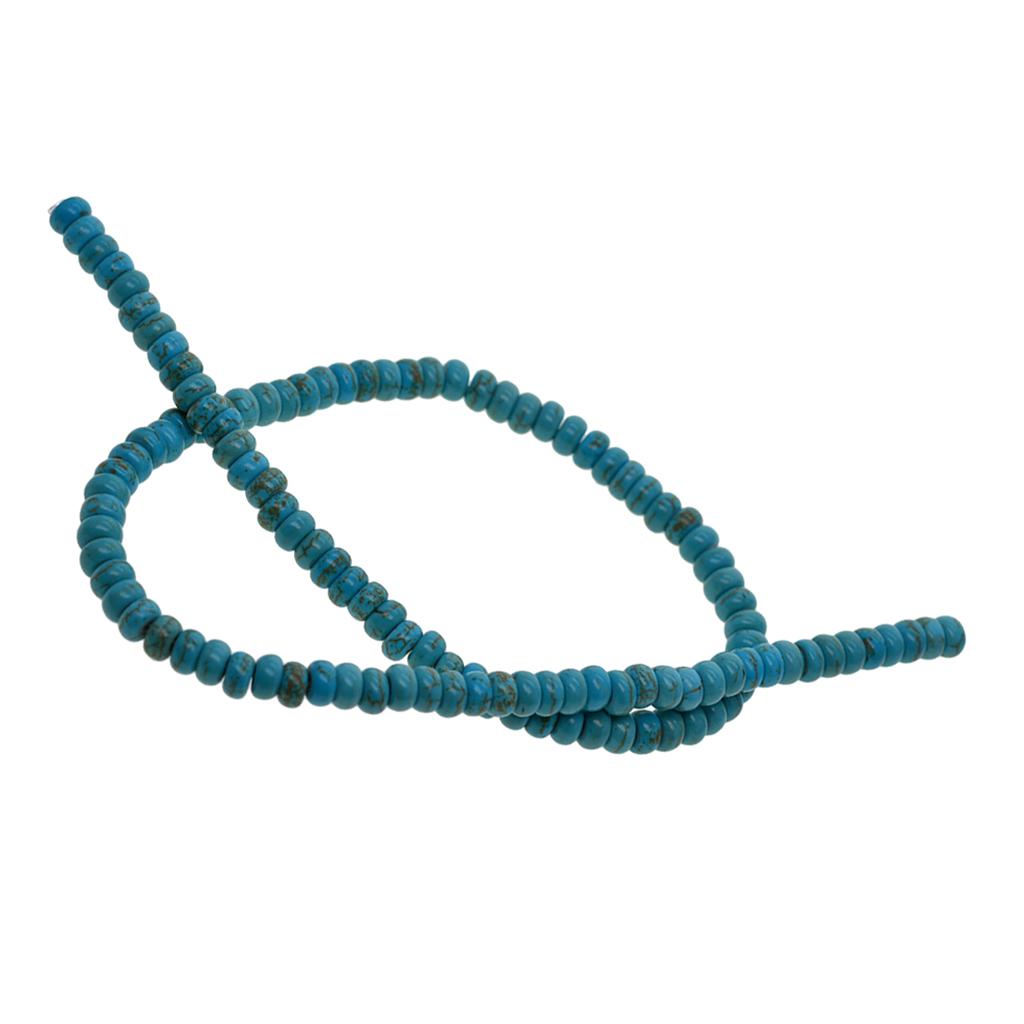 3x1 Strand Turquoise Loose Spacer Beads for jewelry making abacus beds 6x3mm