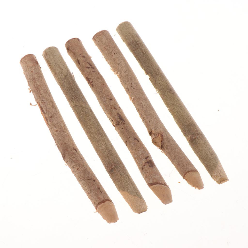 3x10 Pieces Natural Unfinished Wood Sticks Dowel Rods for Crafting DIY Hobbies