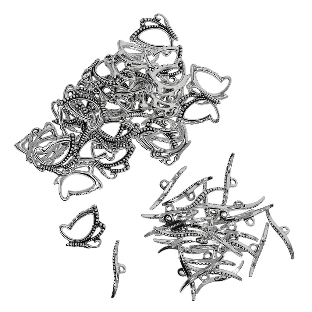 2x30 Sets Tibetan Silver Toggle Clasps Hooks Connectors