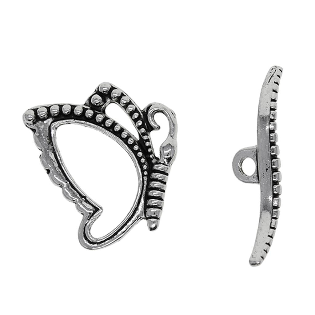 3x30 Sets Tibetan Silver Toggle Clasps Hooks Connectors