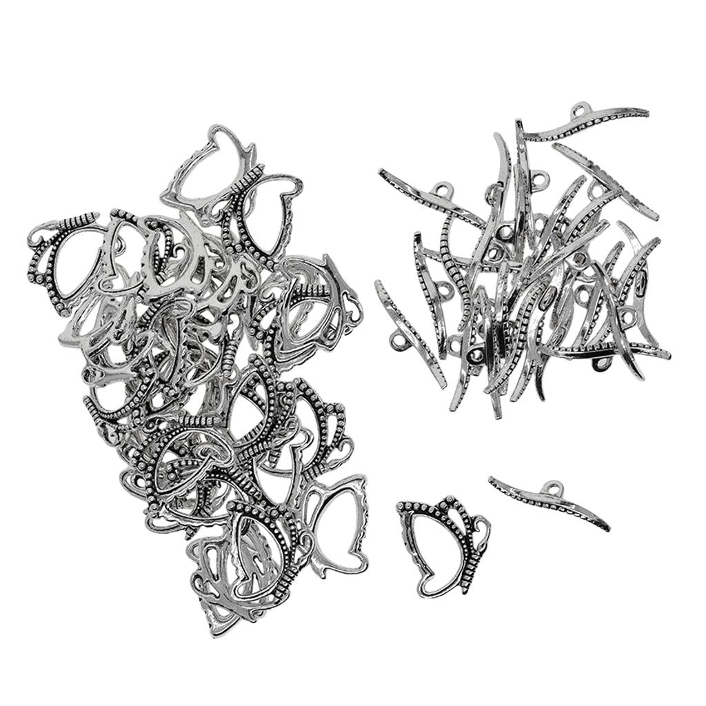 2x30 Sets Tibetan Silver Toggle Clasps Hooks Connectors