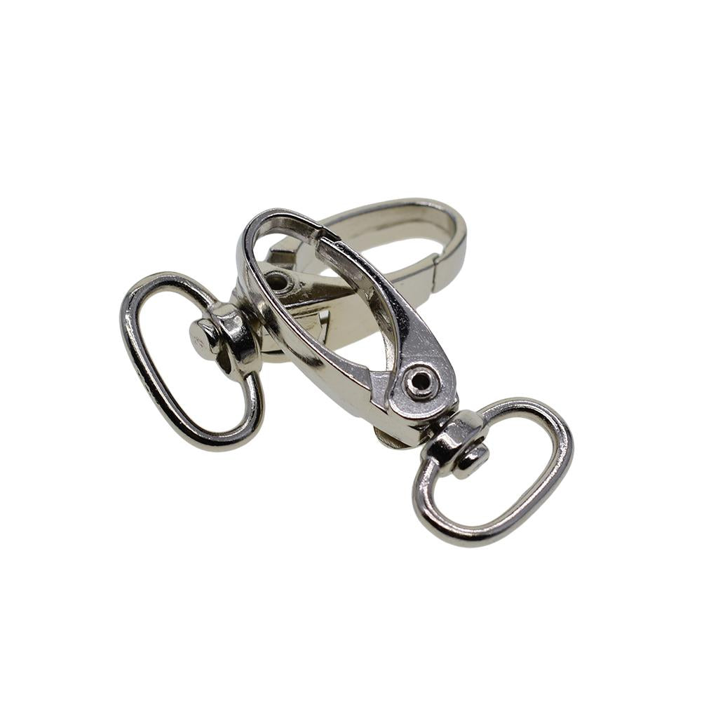 4x10 Lanyard Hook Swivel Snap Lobster Clasp Clips Keychain Jewelry Findings