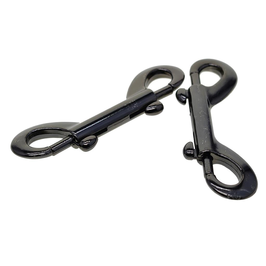 3x1 Pack Double End Gate Snap Hook Key Holder Alloy Clip Keychain 2 pieces