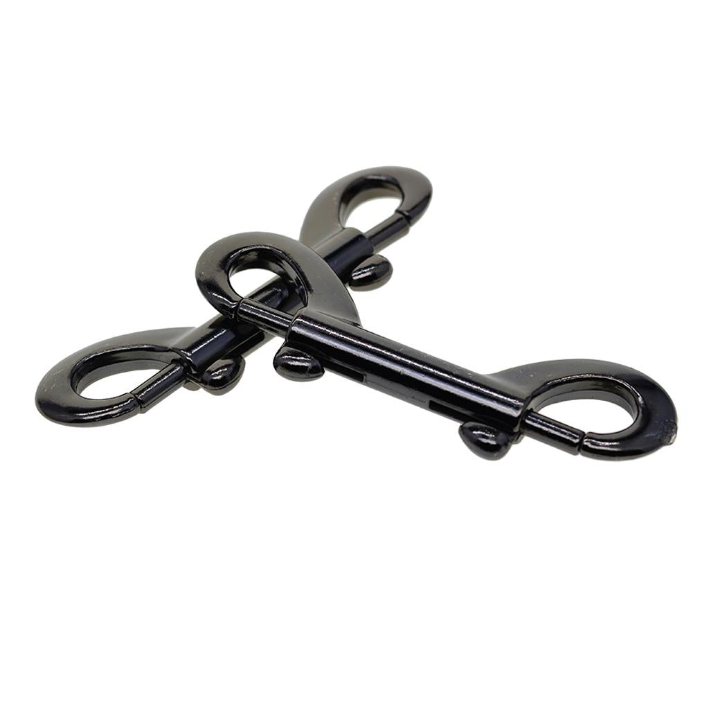 4x1 Pack Double End Gate Snap Hook Key Holder Alloy Clip Keychain 2 pieces