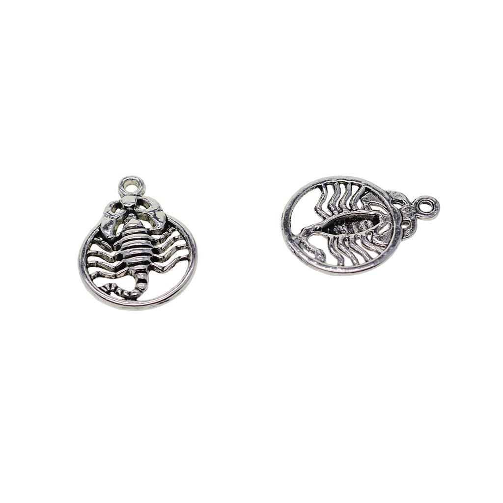 3x30x Tibetan Silver Scorpions Charms Pendants for DIY Neckalce Jewelry Making