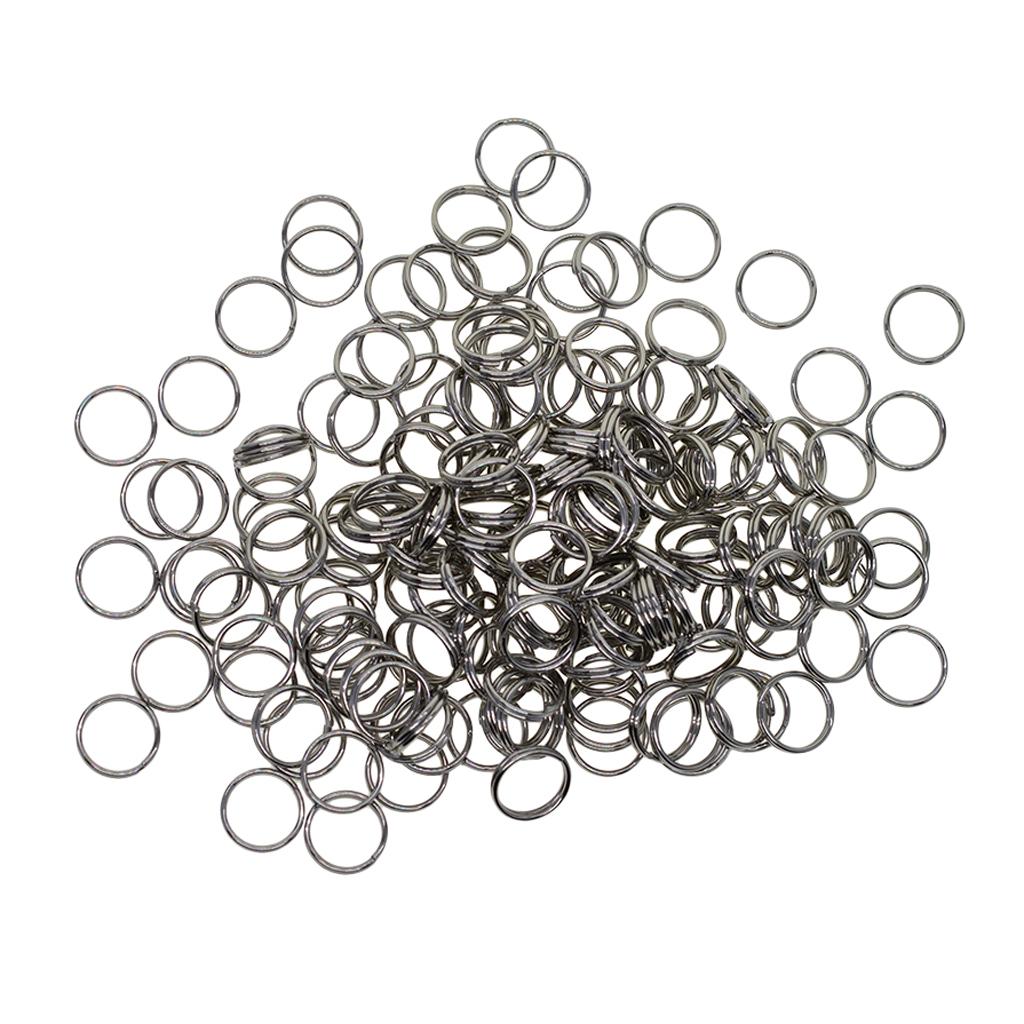 2x500pcs Stainless Steel Split Key Rings Keyrings Loop Jewelry Findings 7mm