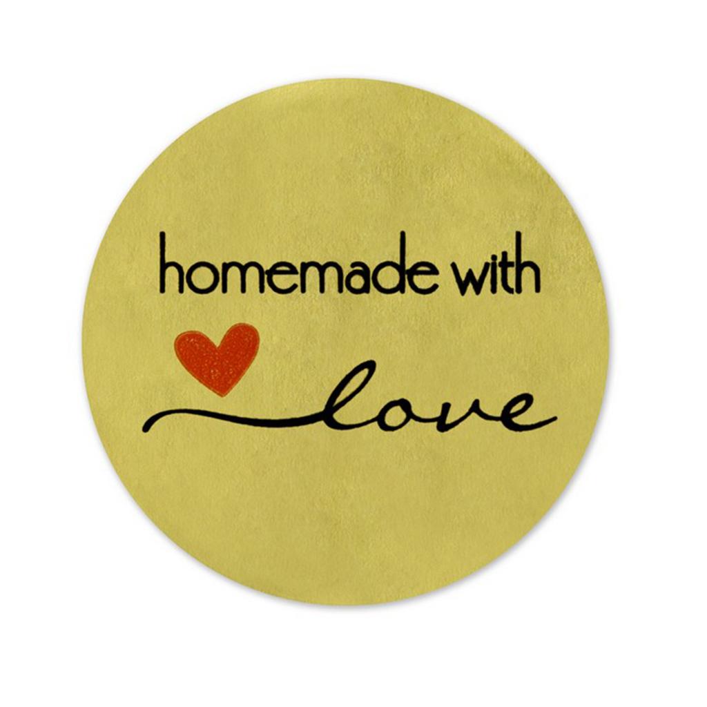 2x500Labels Paper Stickers Food Wrapping Seal Labels Wedding Shower Packaging