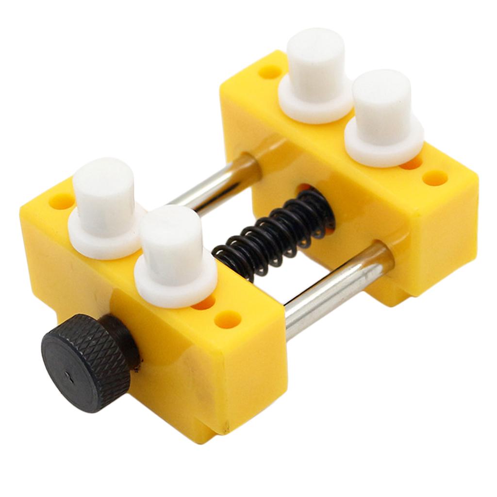 4xWatchmaker Repair Tools Watch Back Case Remover Watch Holding Tool Yellow