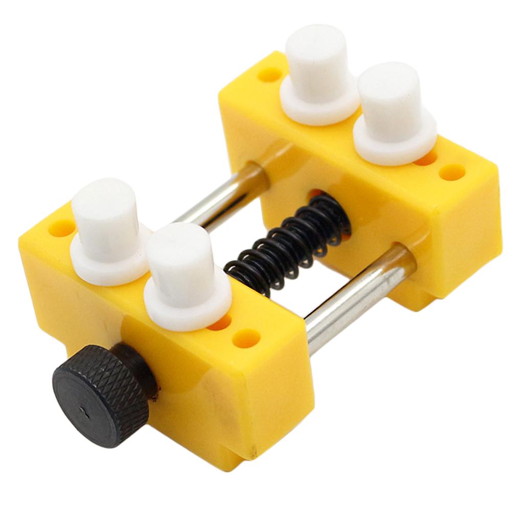 4xWatchmaker Repair Tools Watch Back Case Remover Watch Holding Tool Yellow