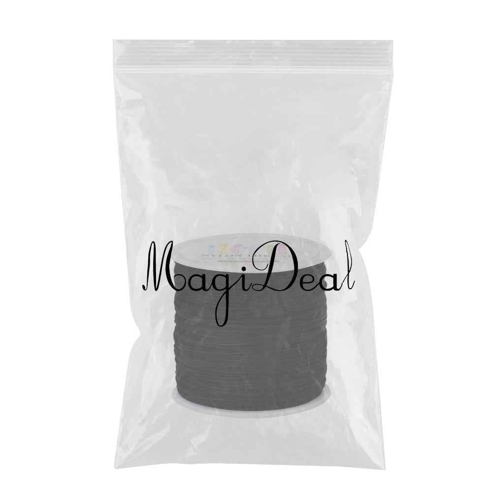 90m/roll Macrame Cord Nylon Cord briaded string beading thread Black