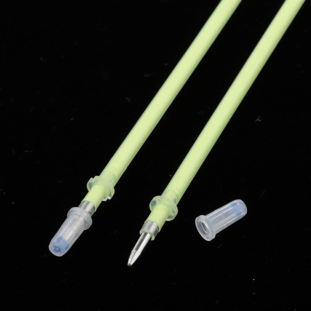2x20 Pieces 1mm Colorful Ink Gel Pen Refills for Drawing Yellow
