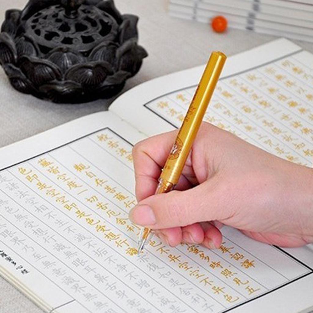 4x20 Pieces 0.7mm Gold Glitter Ink Gel Pen Refills Light Gold