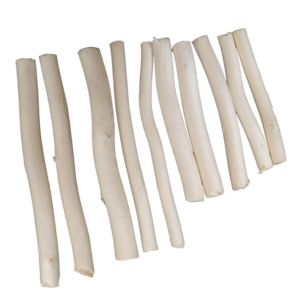 2x20 Pieces Wood Sticks Natural Tree Branch Wooden Sticks DIY Craft Photo Prop