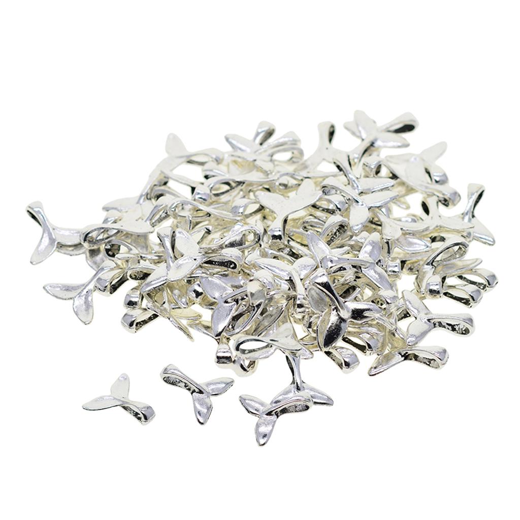 3x100 Pieces Necklace Bracelets Pendant DIY Jewelry Making Charms Beads