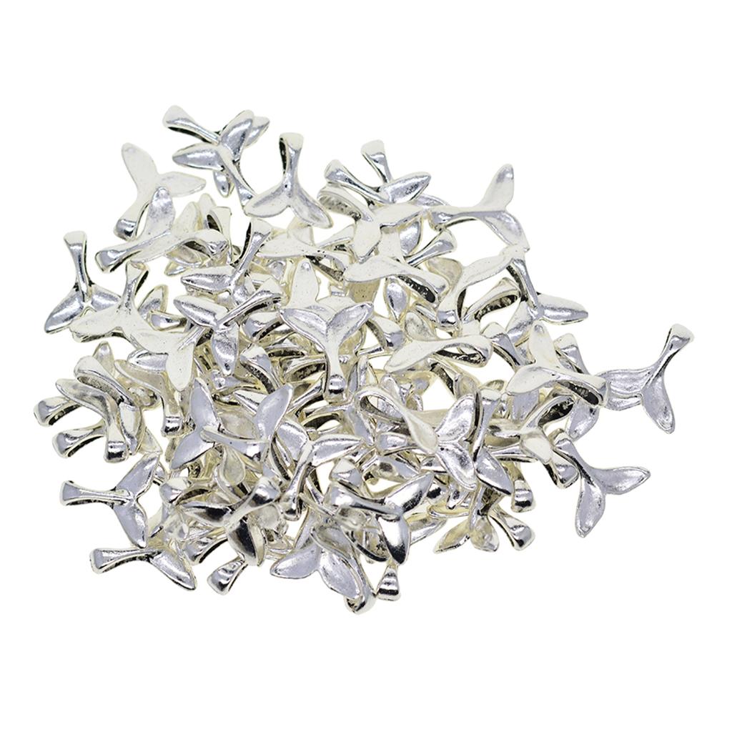 2x100 Pieces Necklace Bracelets Pendant DIY Jewelry Making Charms Beads