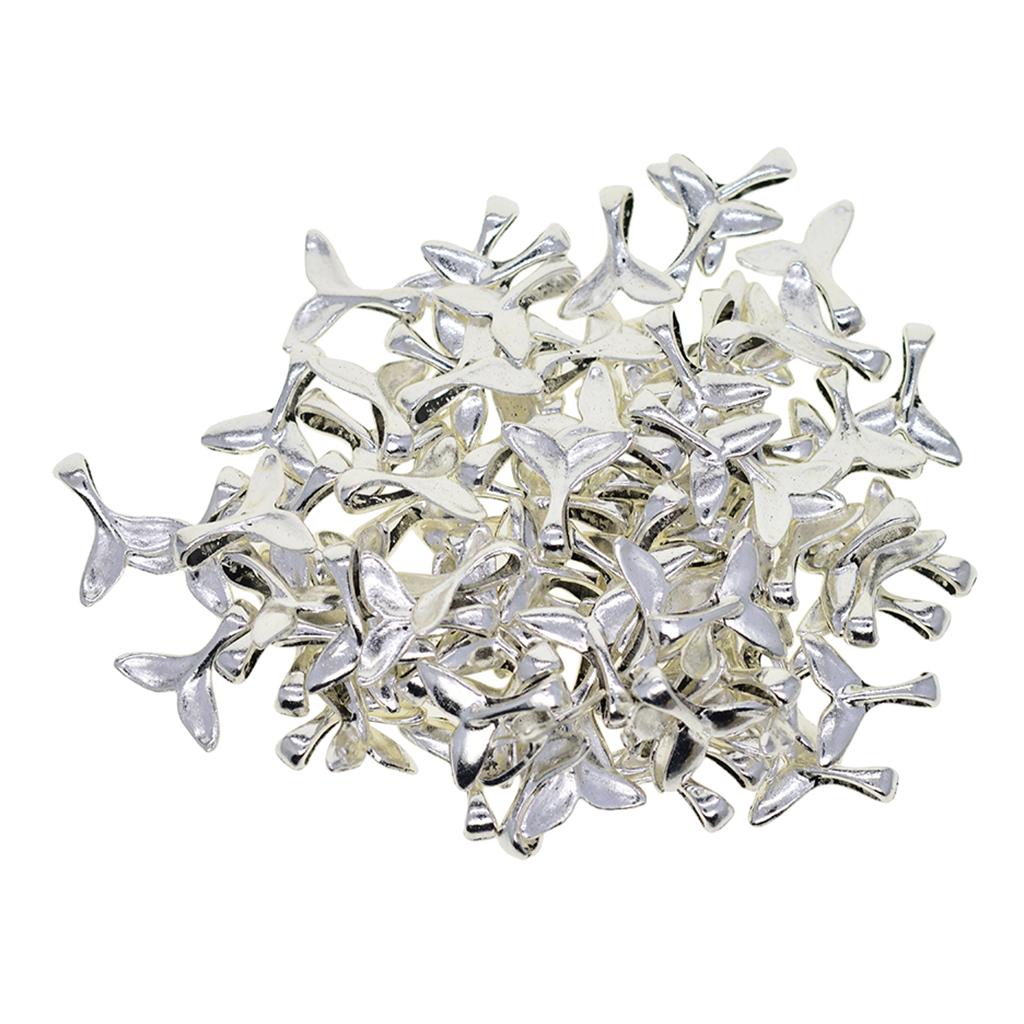 4x100 Pieces Necklace Bracelets Pendant DIY Jewelry Making Charms Beads