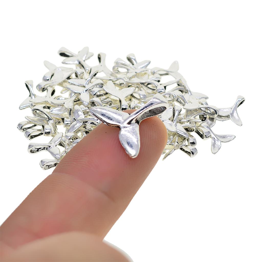 3x100 Pieces Necklace Bracelets Pendant DIY Jewelry Making Charms Beads