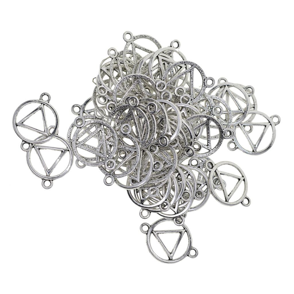 4x50pcs Celtic Spacer Loose Pendants Charms for Necklace Jewelry DIY Crafts