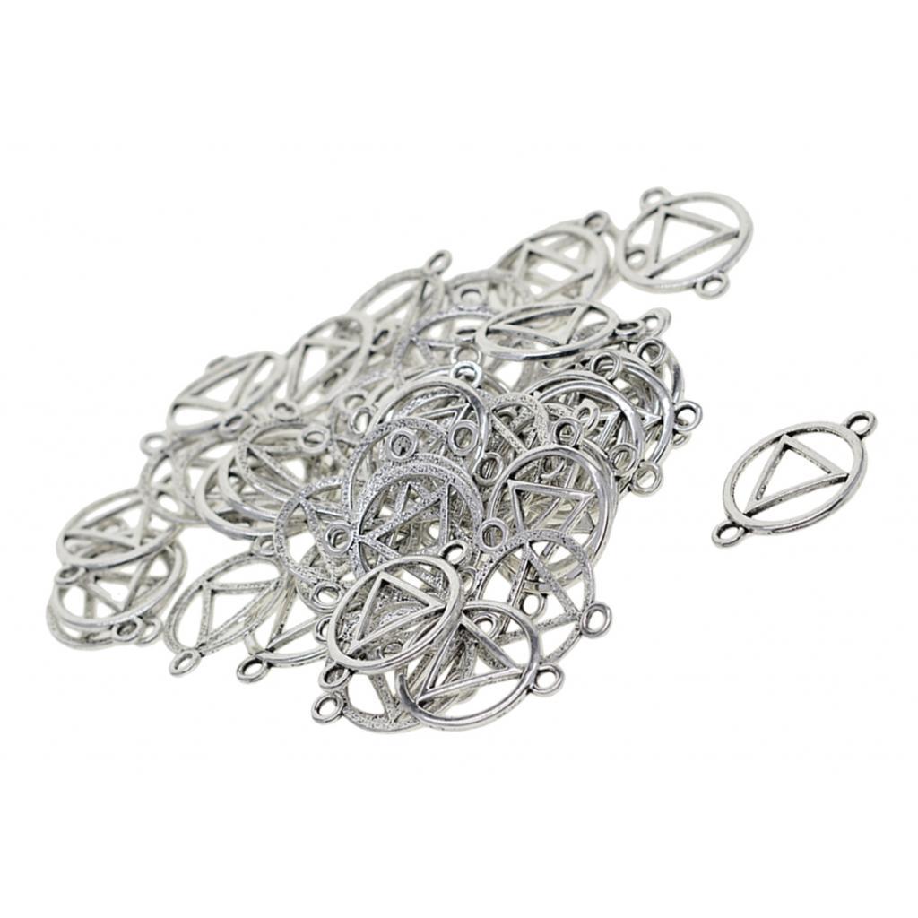 2x50pcs Celtic Spacer Loose Pendants Charms for Necklace Jewelry DIY Crafts