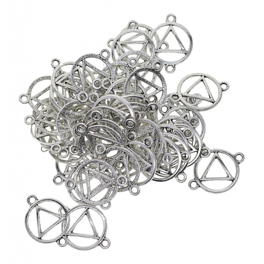 4x50pcs Celtic Spacer Loose Pendants Charms for Necklace Jewelry DIY Crafts