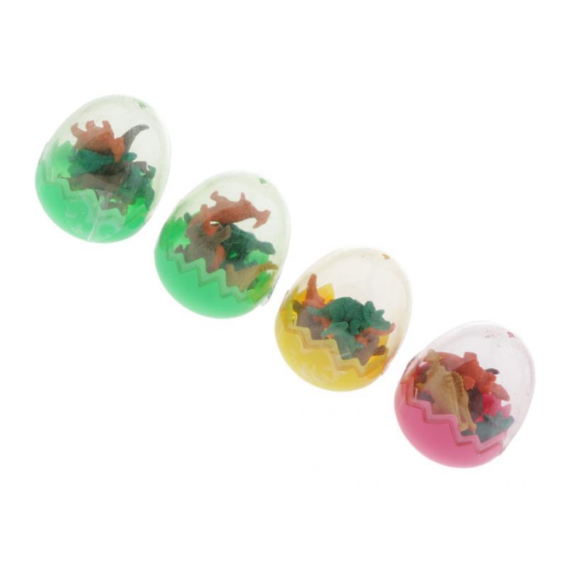 4x28Pcs Dinosaurs Rubber Eraser Student Animal Pencil Erasers Stationery