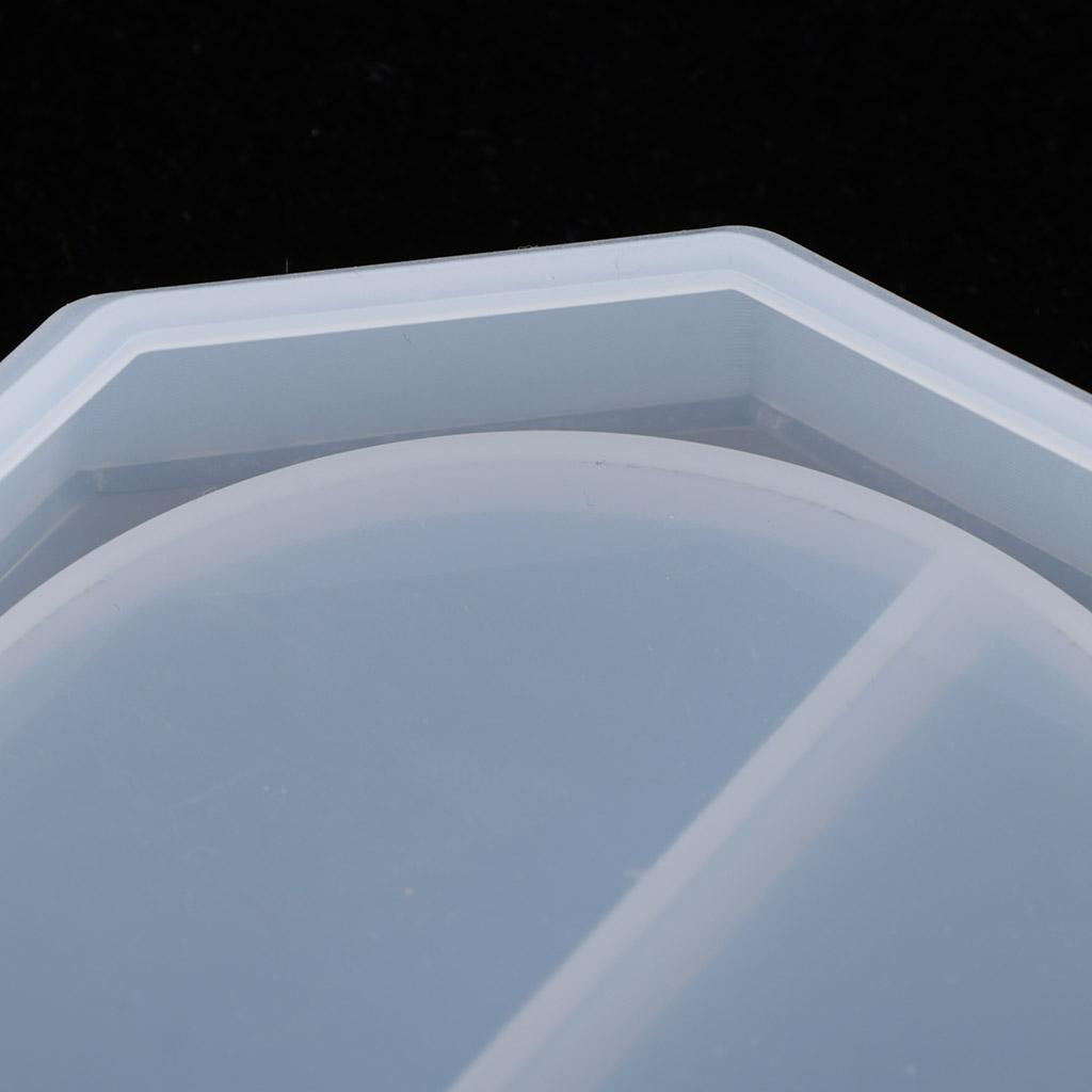 3xSilicone Coaster Molds Resin Casting Moulds for DIY Jewelry Making 13.2cm