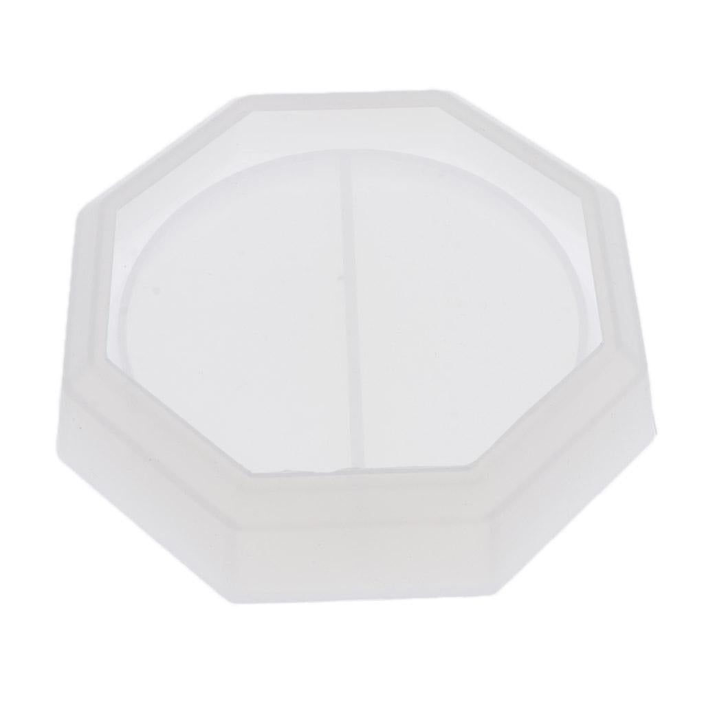 3xSilicone Coaster Molds Resin Casting Moulds for DIY Jewelry Making 13.2cm
