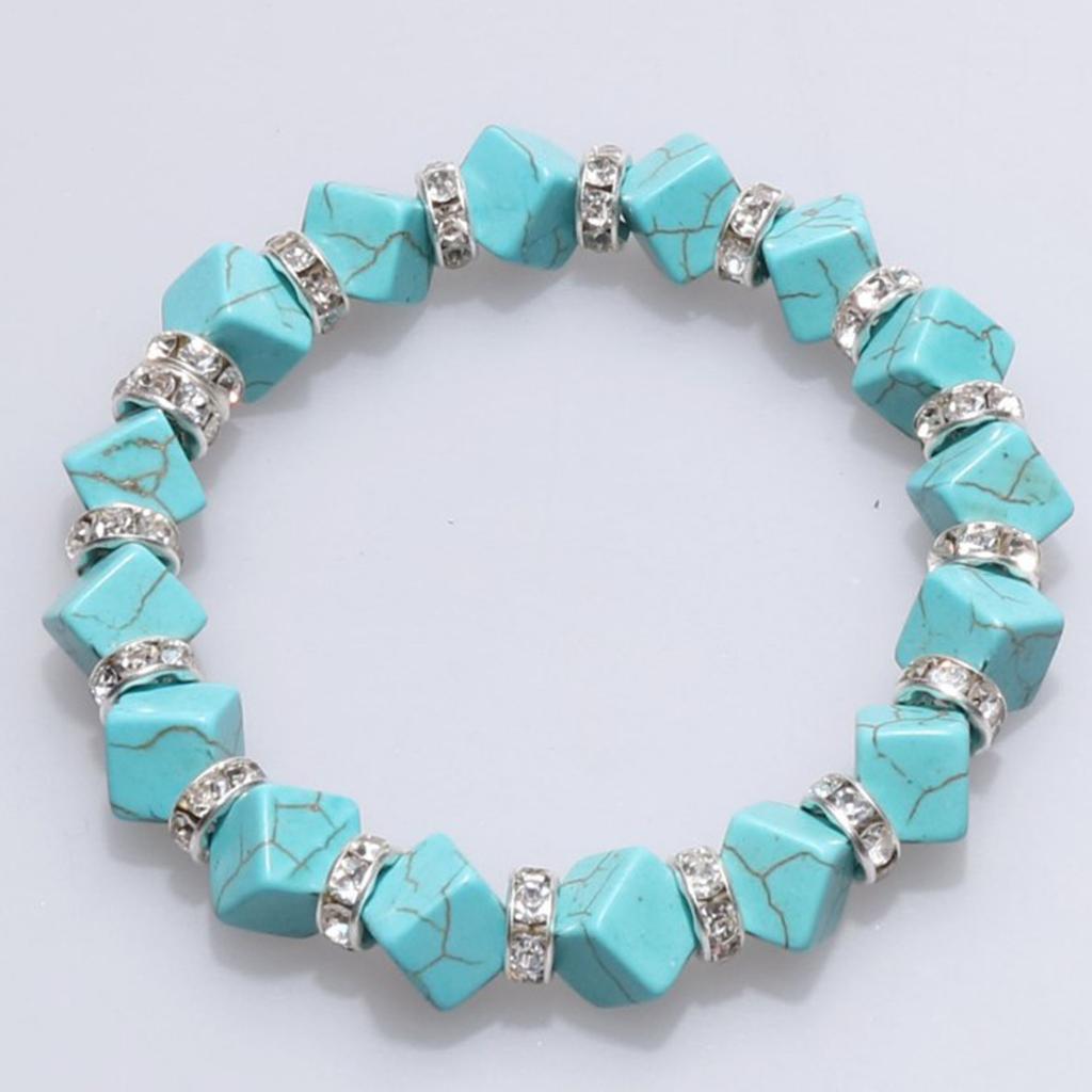2x30Pcs Turquoise Loose Beads Spacer Jewelry Making Charms White